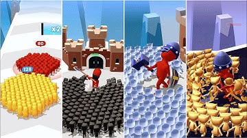 🐈Count Masters : StickMan Clash 3D Level-381 To Level-390 | Android IOS Gameplay