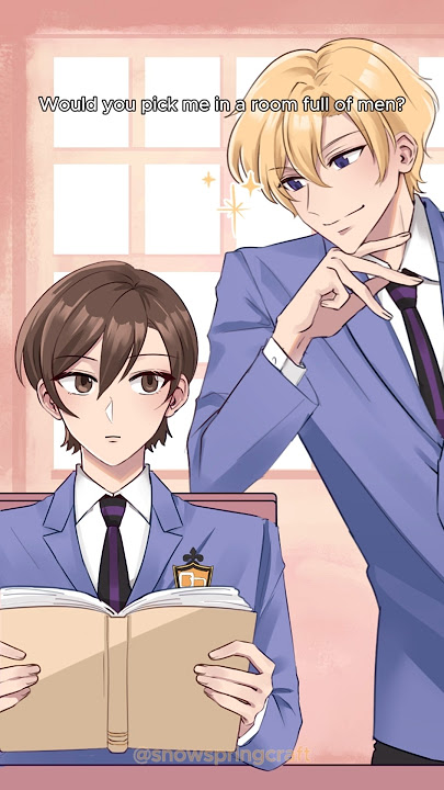 Would you pick me in a room full of men? #ohshc #ouranhighschoolhostclub #animatic #animeart #fanart