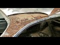Rust repair on the roof of a 74 Plymouth Duster