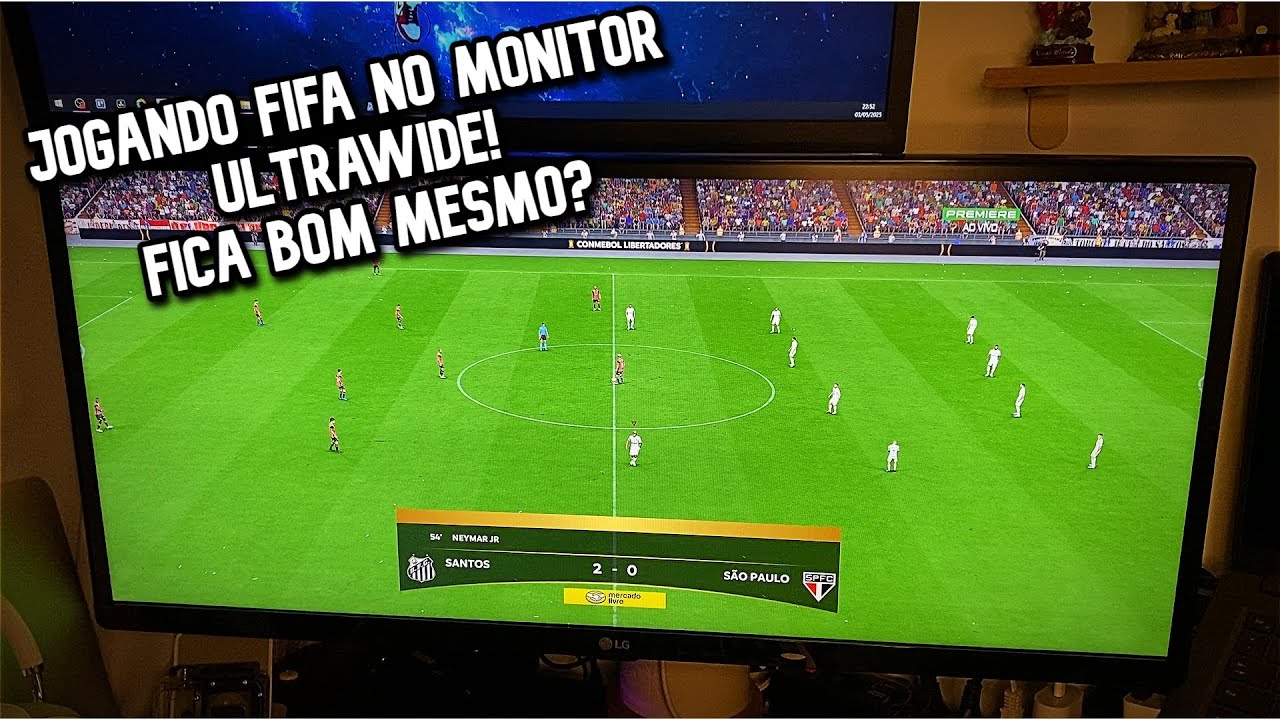JOGANDO EA FC NUM MONITOR ULTRAWIDE! | DA MUITA VANTAGEM?