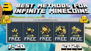 Top 3 Best Ways To Get *FREE* Infinite Minecoins in Minecraft 2023! (1.20 Tutorial) [Java, PE]