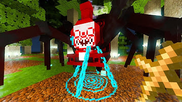 WHAT HAPPENS IF YOU USE A CRUCIFIX ON CHOO CHOO CHARLES AND ADWARD IN MINECRAFT