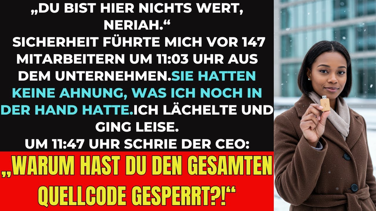 🔥 „Warum hast du den gesamten Quellcode gesperrt?!“ – Der CEO verlor die Kontrolle
