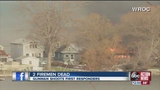 Two firefighters dead, two hurt in N.Y.