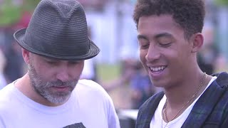 On set with Rizzle Kicks for Lost Generation