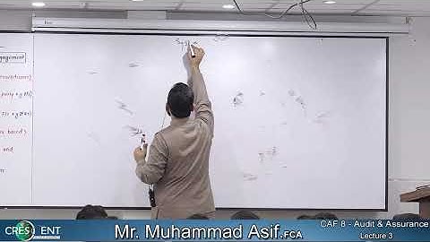 CAF 8 - Sir Asif -Lecture -03