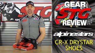 Alpinestars CR-X Drystar Shoes | Sportbike Track Gear