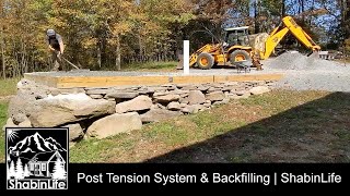 Post Tension System &amp; Backfill Complete | Accessory Foundation Ep4 | The ShabinLife