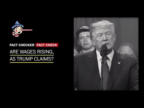 No, wages didn't just start rising when Trump was elected