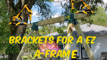 Checking out A frame brace for a porch swing or a swing set , jungle gym