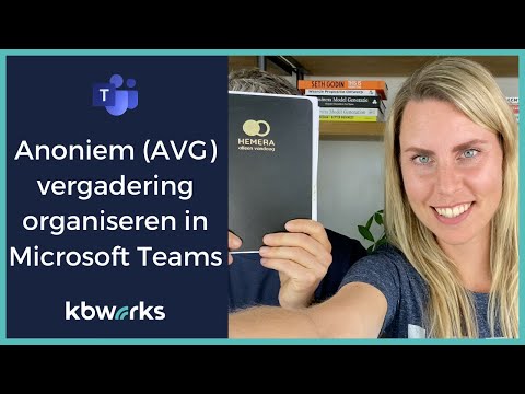 Microsoft Teams anoniem een vergadering organiseren (AVG proof)