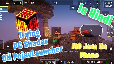 Try Shaders In PojavLauncher In 4gb Ram Phone | Fps=69? | IN Hindi | #roadto10k #pojav #shaders #fps