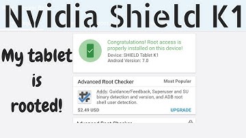 Nvidia Shield K1 Tablet | It Has Root!