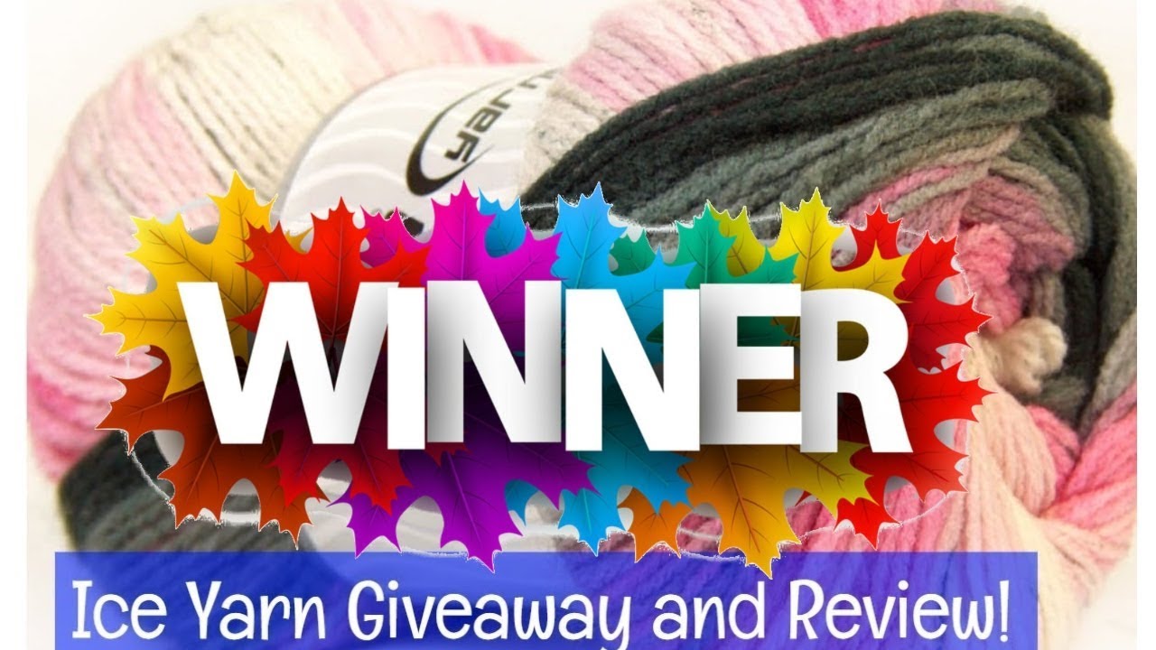 Unboxing A Yarn Haul From Ice Yarns WINNER! YouTube