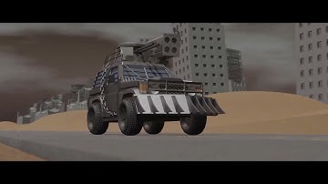Endless Engines - Day 3 [Post apocalyse car animation]