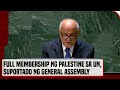 UN General Assembly passes resolution to renegotiate Palestine&#39;s membership, grant additional rights