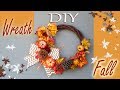 DIY | Dollar Tree Rustic Fall Wreath Easy Fast One Under $5