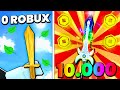 Espada de noob vs espada de robux infinito no roblox