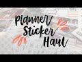 Planner Sticker Haul | Ice Cream Jo, Station Stickers, Sticky Essentials + more! | Love, Shaira