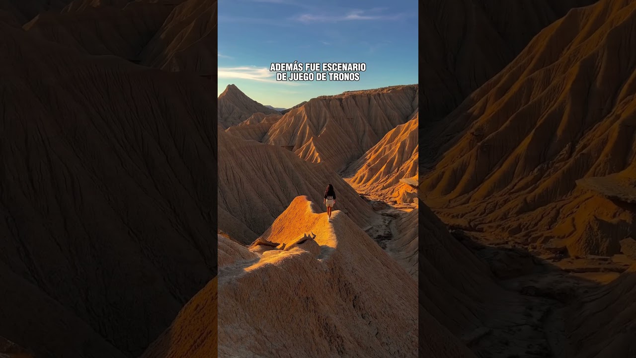 Bardenas Reales, el desierto más grande de España y de Europa 😱 #navarra #españa #desierto