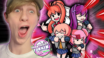 DOKI DOKI TAKEOVER is the BEST fnf mod EVER!! | fnf Doki Doki Takeover mod | fnf reaction