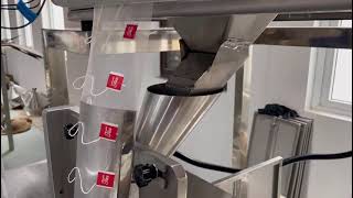 2 heads scales trangle tea bag packing machine