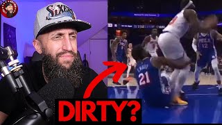 Debunking the Joel Embiid is a *DIRTY PLAYER* narrative 🤷🏽‍♂️