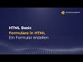 HTML Formulare 001 | Formular erstellen