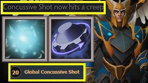 Cleaning Map With Unlimited Global Concussive Shot | Dota 2 Ability Draft