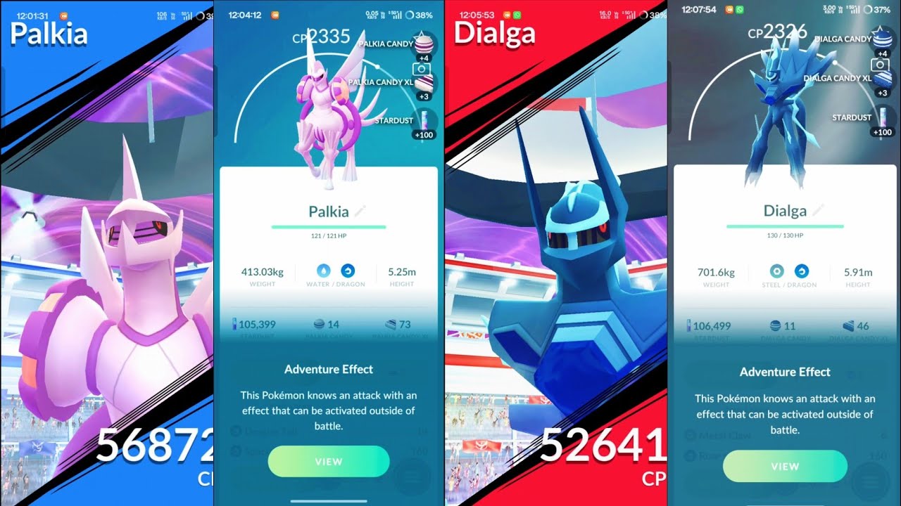 ORIGIN DIALGA AND PALKIA GET NOW IN POKEMON GO 2026 YouTube 
