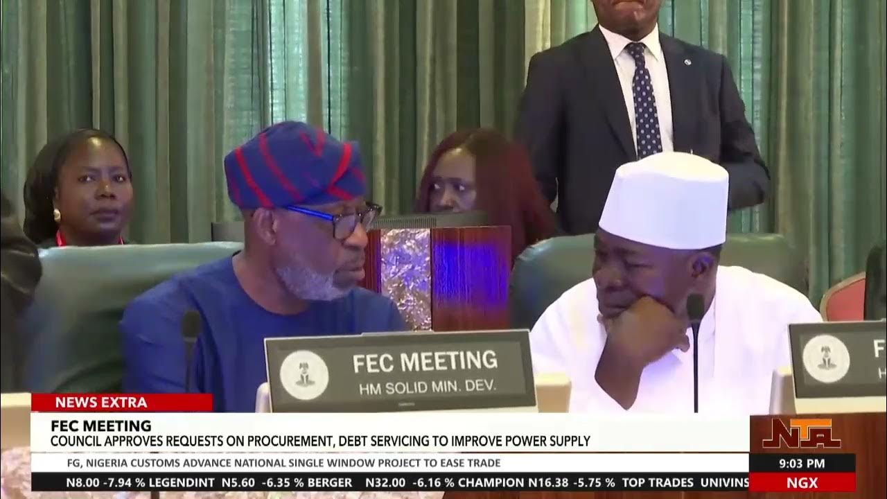 FEC On Power Sector, Others-Musbau Dan-Wahab reports on this and other decisions of the council.