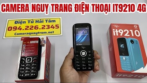 Camera Nguỵ Trang Điện Thoại IT9210 Gắn Sim 4G Xem Từ Xa Không Cần WiFi Mẫu Mới Nhất 2023