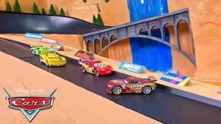 Will Lightning McQueen Be the Champion? | Radiator Springs Ornament Valley 500 Race | Pixar Cars