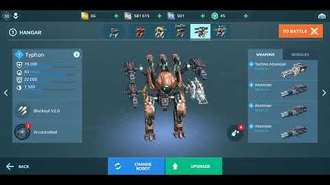 I WON TYPHON ROBOT WAR ROBOTS