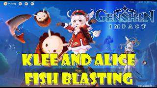 Klee and Alice Illegal Fish Blasting, 6.4 Event - Genshin Impact
