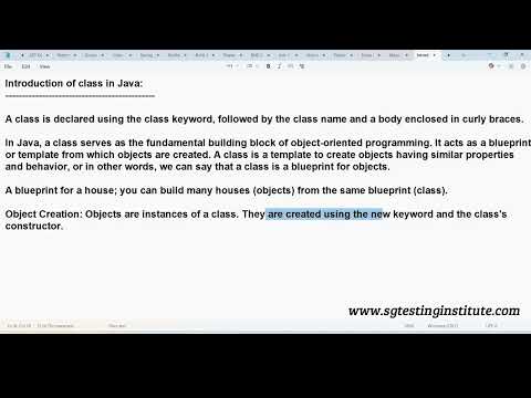 Core Java OOPS Part - 01 | Introduction To Classes in Java