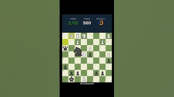 Chess puzzle solved 560/500k || #chess #chessgames #games #chessproblems #chessgame