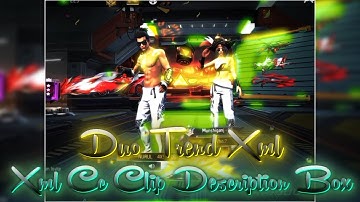 FF DUO TREND | XML + CLIP + CC ❤✨ | NEW TREND 💫💖!| FF EDIT @raju_ofcl 