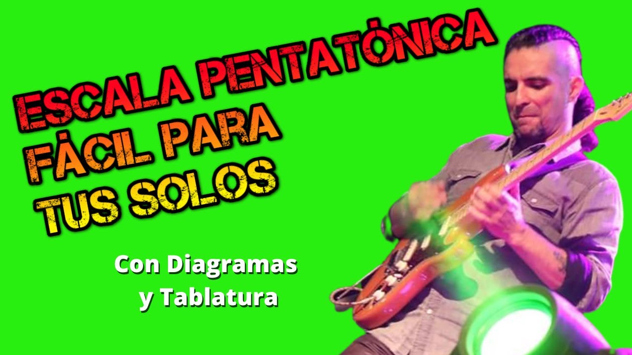 Como Tocar la Escala Pentatonica, en Guitarra Electrica . Las 5 ...
