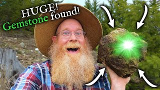 HUGE! Gemstone found on Private Gem Claim.