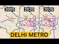 Delhi Metro is India's Largest Metro Network