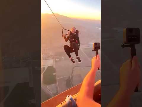 Bungee Jumping | Girls Bungee Jumping  | They Are Brave Girls #ytshorts #shorts #trendingshorts