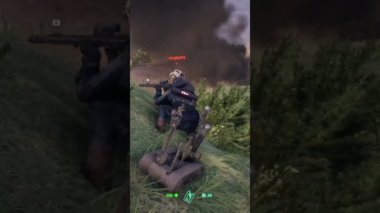 Tormenting a sniper with an EOD bot in Battlefield 2042 