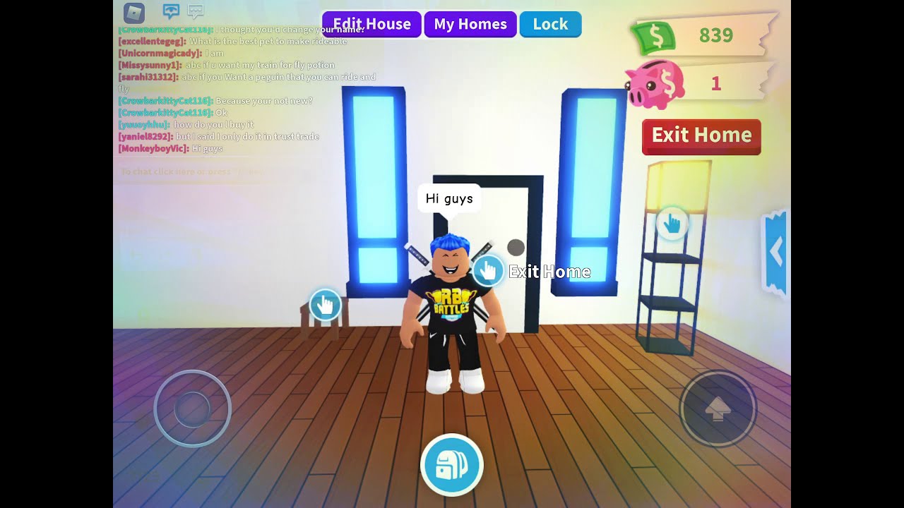 My adopt me house. - YouTube