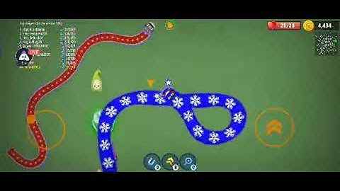 Wormszone.io live stream biggest worms hunting part (81) || Android / ios gameplay Walkthrough