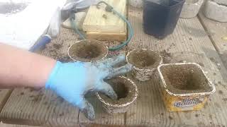 Hypertufa Tips_Using Up Leftover Mix