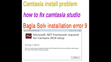 Camtasia 9 Setup All installation Error Fixed Windows 7  (2020 BD)