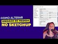 Como alterar as unidades do SketchUp  #sketchup