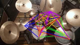 Recording drums in a small room. Original.