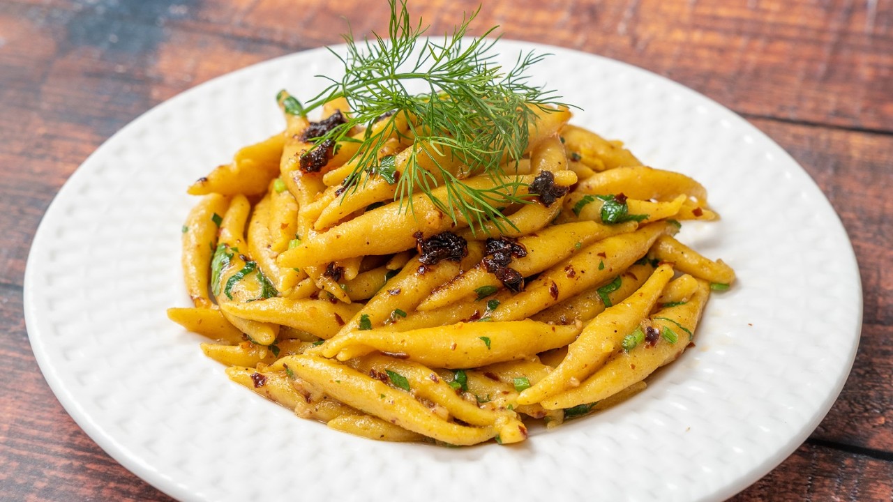 Fresh Protein Rich Pumpkin Pasta 😋